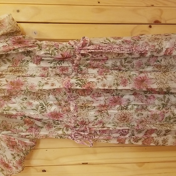 Beautiful Johnny Was dress, large size with matching liner, adjustable waist. - Picture 6 of 6